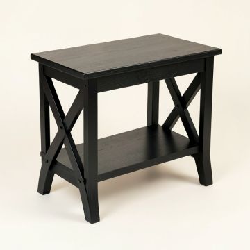 Ridge Crossing Side Table - Black (synthetic illustration; no displayed measurements)