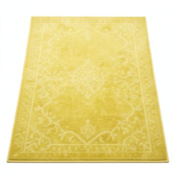 Brandt Oriental Yellow Area Rug (synthetic illustration; no displayed measurements)