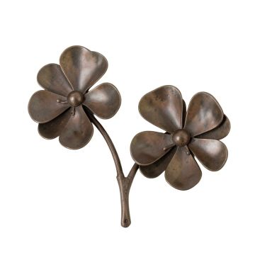 2 Piece Multiple Layer Metal Flower Wall Décor Set