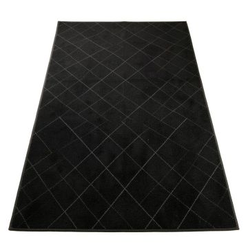 Shore Bend Rectangular Area Rug - Black
