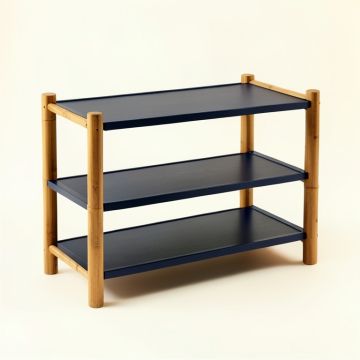 Olive Arc Empty Countertop Canister Rack - Navy (synthetic illustration; no displayed measurements)