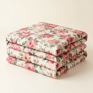Broadwell Reversible Floral Cotton 6 Piece Coverlet Set (synthetic illustration; no displayed measurements)