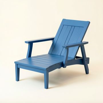 Sage Dale Outdoor Lounge Chair - Blue (synthetic illustration; no displayed measurements)