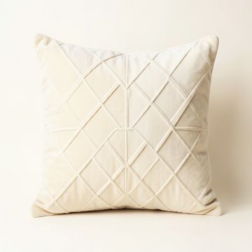 Vale Crest Filled Accent Pillow - Cream (synthetic illustration; no displayed measurements)