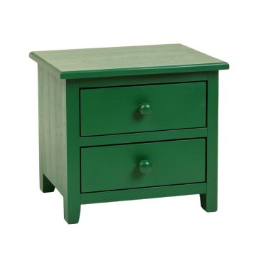 Oak Field Nightstand - Green