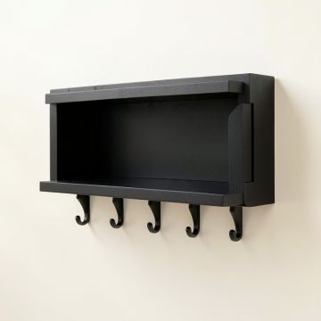 Cove Arc Wall-Mounted Entryway Organizer Shelf (synthetic illustration; no displayed measurements)