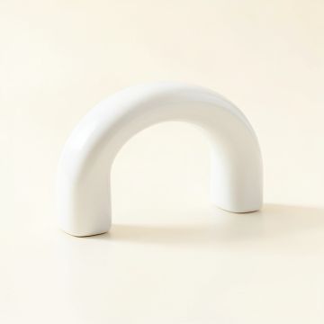 Maple Brook Cabinet Handle Without Packaging - White (synthetic illustration; no displayed measurements)