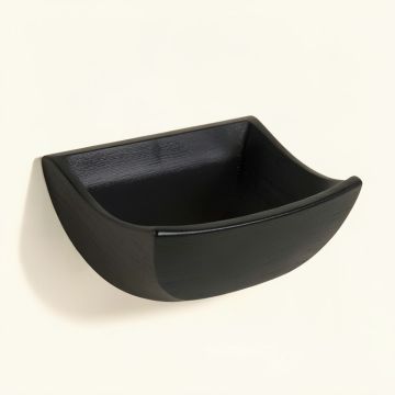 Reed Branch Wall-Mounted Cat Perch - Black (synthetic illustration; no displayed measurements)