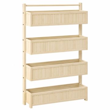 Harbor Bluff Empty Vertical Garden Frame - Cream