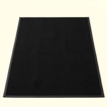 Flint Bluff Rectangular Outdoor Rug - Black (synthetic illustration; no displayed measurements)