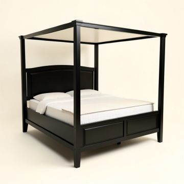 Ameed Queen Four Poster Bed (synthetic illustration; no displayed measurements)