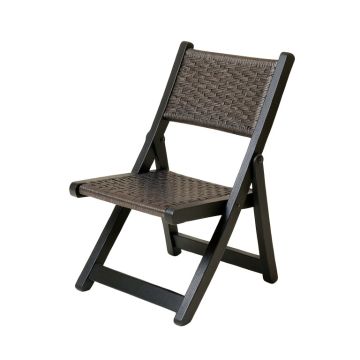 Aspen Brook Folding Outdoor Chair - Black