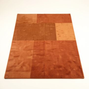 Oak Crest Rectangular Area Rug - Terracotta (synthetic illustration; no displayed measurements)