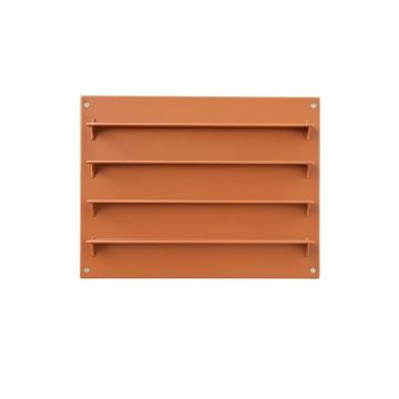 Field Dale Empty Wall-Mounted Tool Organizer Panel - Terracotta