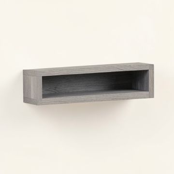 Hazel Crossing Wall-Mounted Shelf - Gray (synthetic illustration; no displayed measurements)