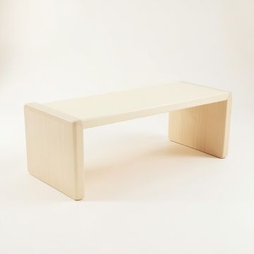 Wren Arc Indoor Bench - Cream (synthetic illustration; no displayed measurements)