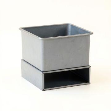 Ridge Branch Empty Raised Planter - Gray (synthetic illustration; no displayed measurements)