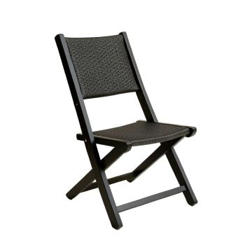 Flint Canyon Folding Outdoor Chair - Black