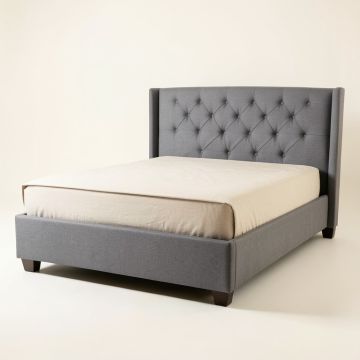 Patricia Twin Tufted Upholstered Platform Bed (synthetic illustration; no displayed measurements)