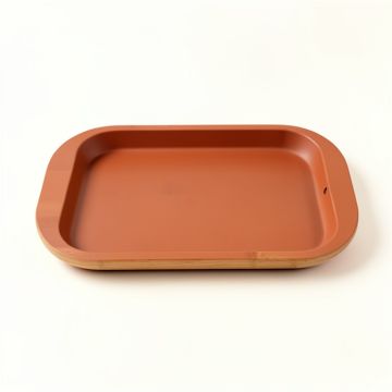 Summit Bend Serving Tray - Terracotta (synthetic illustration; no displayed measurements)