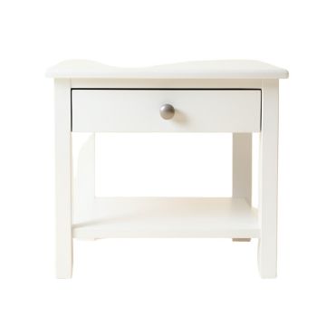 Holly Edge Nightstand - White