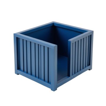 Maple Bridge Empty Furniture-Style Litter Enclosure - Blue