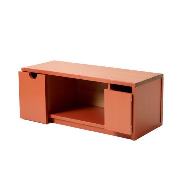 Olive Bridge Shoe Storage Bench - Terracotta