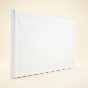 Designer Cut White 135 '' Diagonal Portable Projection Screen (synthetic illustration; no displayed measurements)