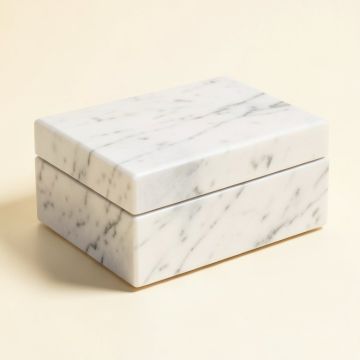 Marble Lidded Jewelry Box (synthetic illustration; no displayed measurements)
