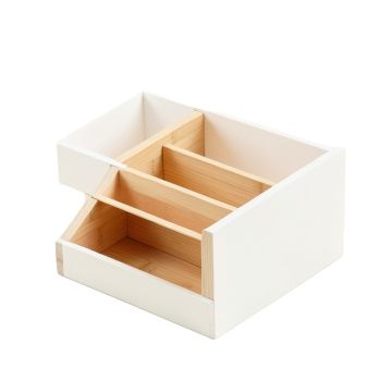 Flint Arc Empty Coffee-Station Organizer - White