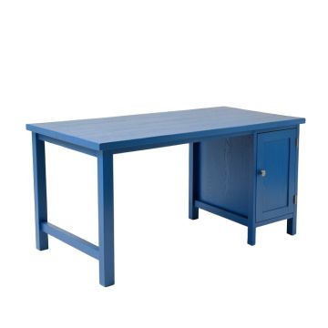 Dune Crest Empty Workshop Workbench - Blue (synthetic illustration; no displayed measurements)