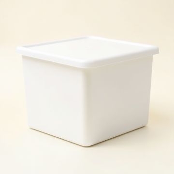 Spruce Brook Closed Outdoor Storage Box - White (synthetic illustration; no displayed measurements)