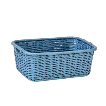 Spruce Branch Empty Storage Basket - Blue
