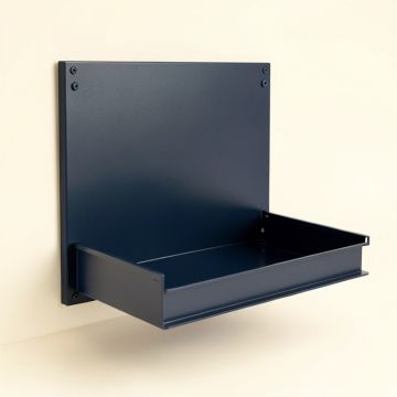 River Bridge Empty Wall-Mounted Tool Organizer Panel - Navy (synthetic illustration; no displayed measurements)