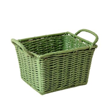 Fern Brook Empty Storage Basket - Green