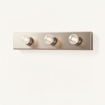 3 - Light Dimmable Brushed Vanity Light (synthetic illustration; no displayed measurements)