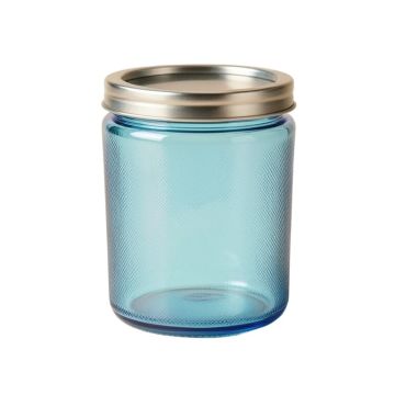 Dawn Bluff Storage Canister With Lid - Blue