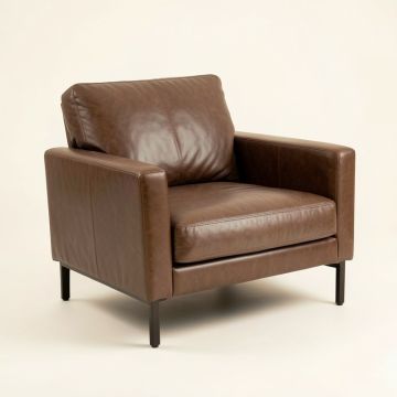 Mcgowan 63 '' Faux Leather Pillow Top Arm Loveseat (synthetic illustration; no displayed measurements)