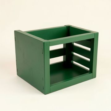 Lake Branch Empty Furniture-Style Pet Crate - Green (synthetic illustration; no displayed measurements)