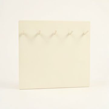Linden Bend Empty Wall-Mounted Tool Organizer Panel - Ivory (synthetic illustration; no displayed measurements)