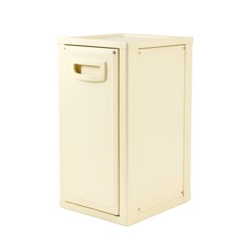 Hill Bluff Closed Outdoor Storage Box - Cream