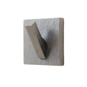 Oak Bend Wall-Mounted Robe Hook - Gray