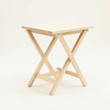 Meadow Branch Compact Balcony Table - Ivory (synthetic illustration; no displayed measurements)
