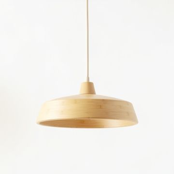 Briar Dale Pendant Light Suspended From One Plain Cable - Beige (synthetic illustration; no displayed measurements)