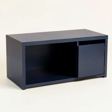 Slate Branch Shoe Storage Bench - Navy (synthetic illustration; no displayed measurements)