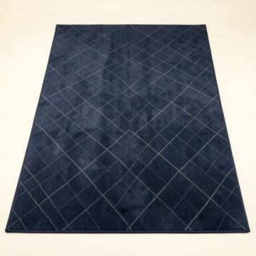 Aspen Canyon Rectangular Area Rug - Navy (synthetic illustration; no displayed measurements)