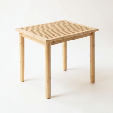 Pine Branch Patio Table - Beige (synthetic illustration; no displayed measurements)
