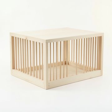 Brook Dale Empty Furniture-Style Pet Crate - Ivory (synthetic illustration; no displayed measurements)
