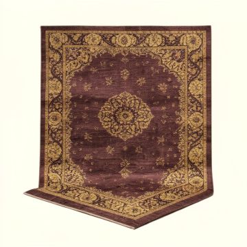 Gilda Hand-Loomed Plum Area Rug (synthetic illustration; no displayed measurements)