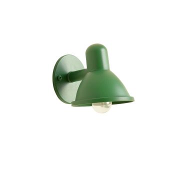 Clay Bridge Wall Sconce Mounted On A Plain Wall - Green